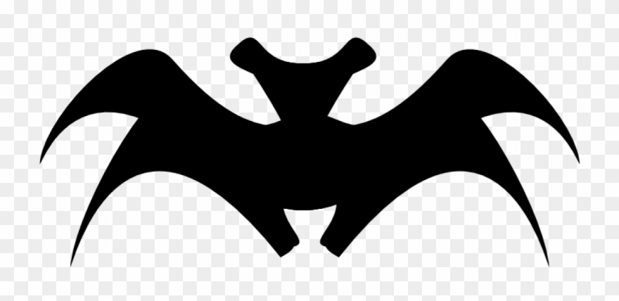 Bat Silhouette Vector Image - Bat Silhouette Clipart