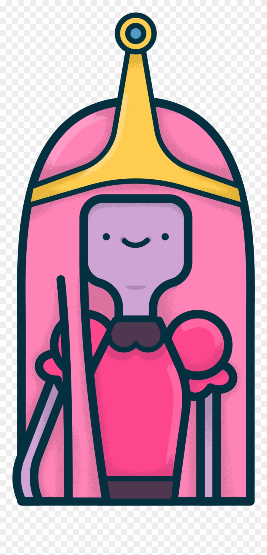 Ruler Over The Candy Kingdom Clipart
