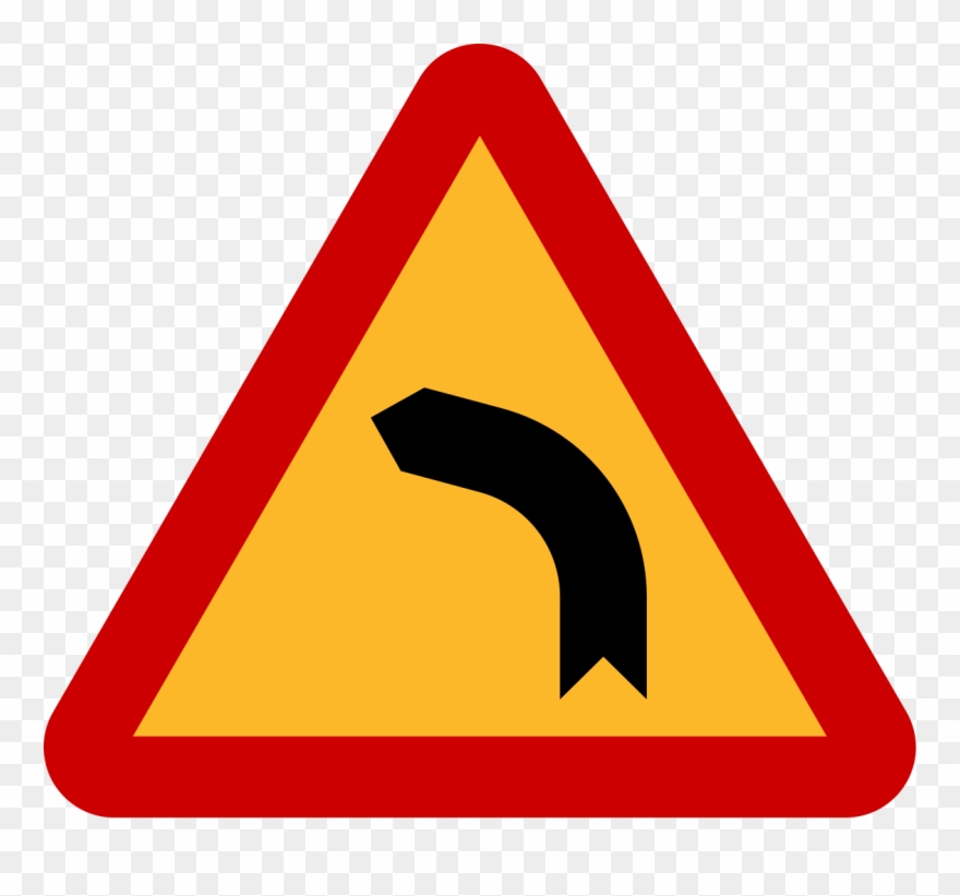 File Greek Road Sign K01l - Dangerous Left Double Curve Clipart