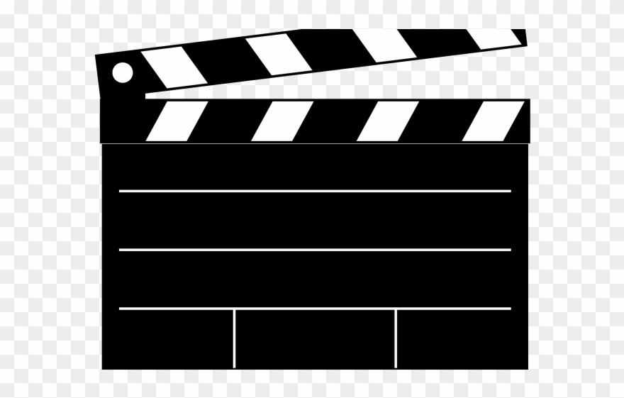 Clapperboard Clipart - Clip Art Clapper Board - Png Download