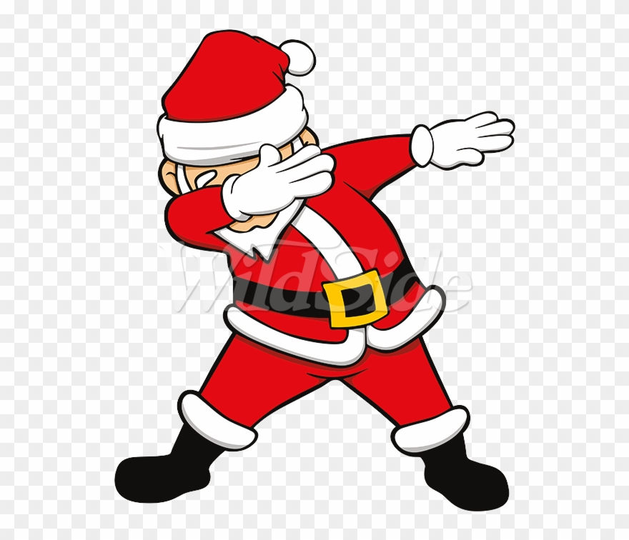 Dabbing Santa - Santa Claus Clipart