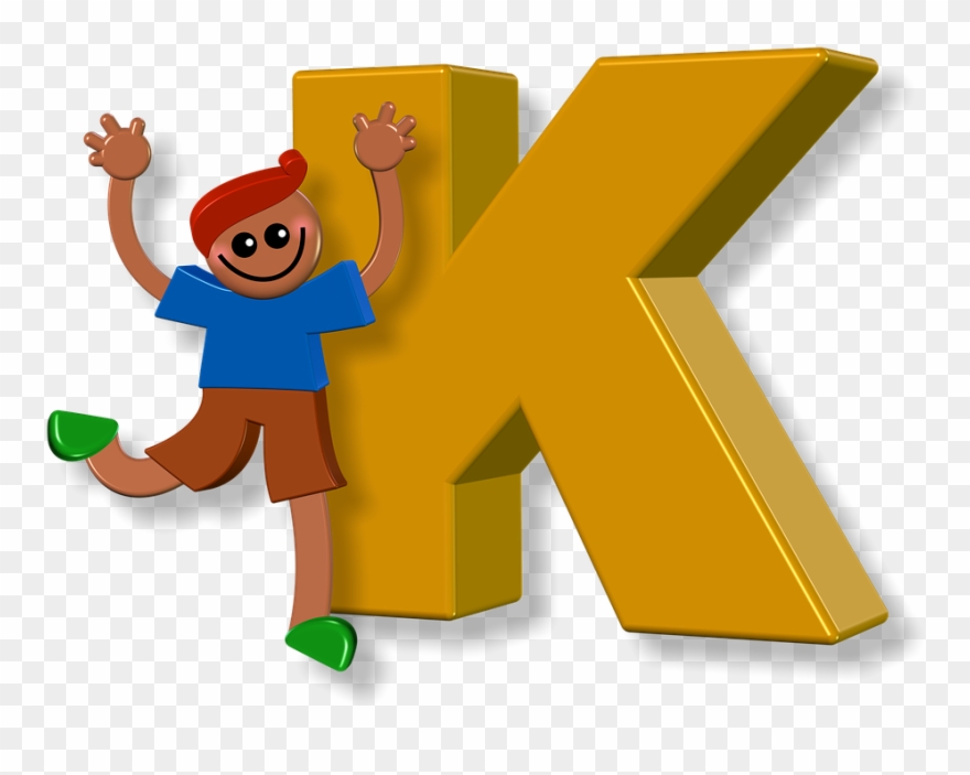 Boy, Male, Alphabet, Letters, Learning, Education - Cartoon Clipart