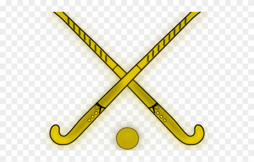 Field Hockey Clipart Hockey Rink - Yellow Field Hockey Stick - Png Download