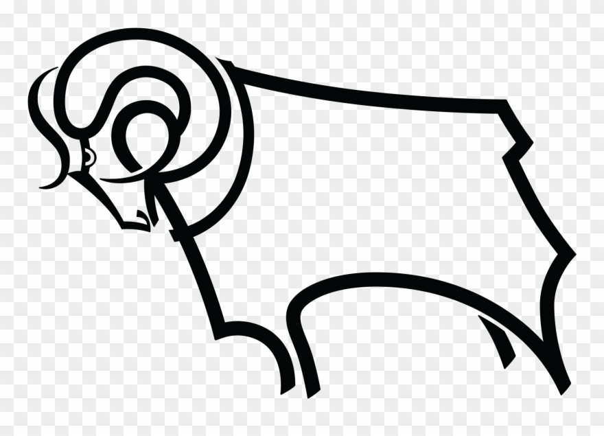 Last Match - Derby County Rams Logo Clipart