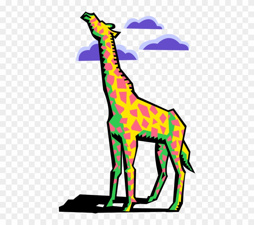 Giraffe Vector - Giraffe Clipart