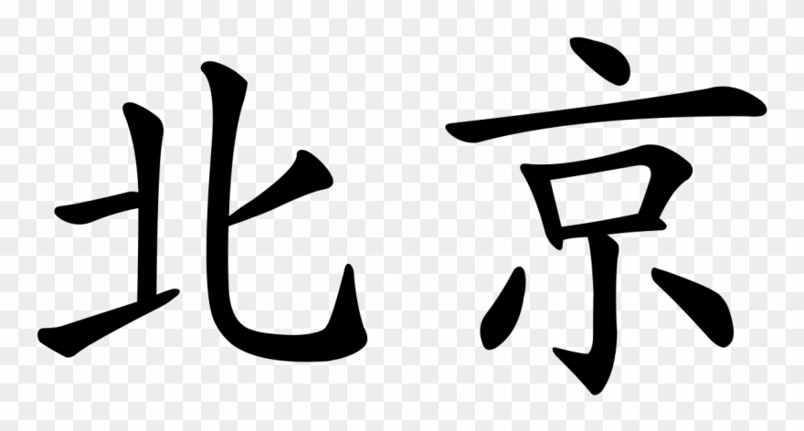 Beijing - Beijing Name In Chinese Clipart