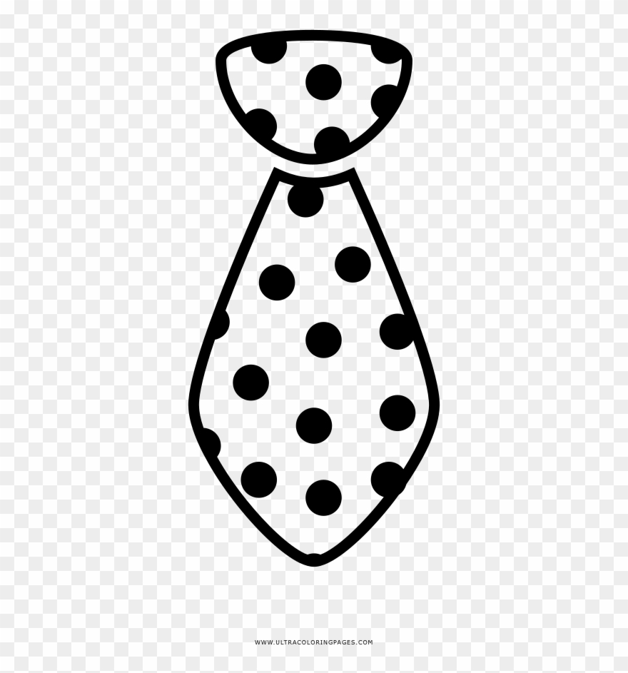 Tie Coloring Page Clipart