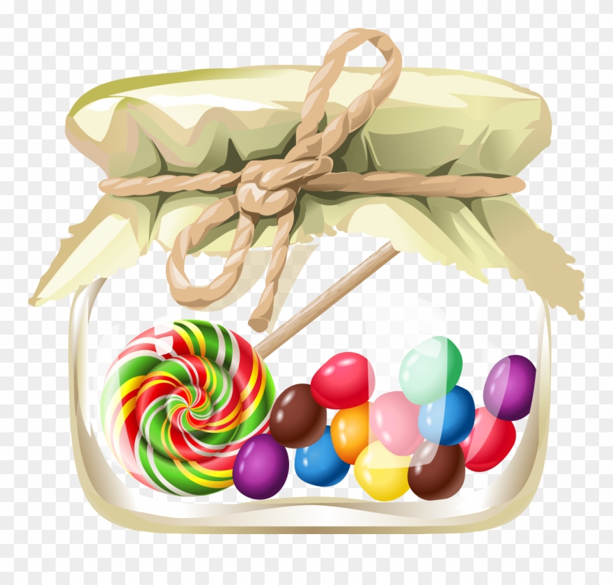 Jellies Clipart Lolly Jar - Jar - Png Download