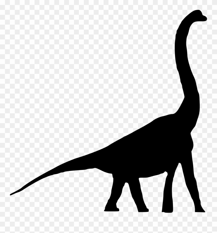 1200 X 1236 2 - Sauropods Outline Clipart