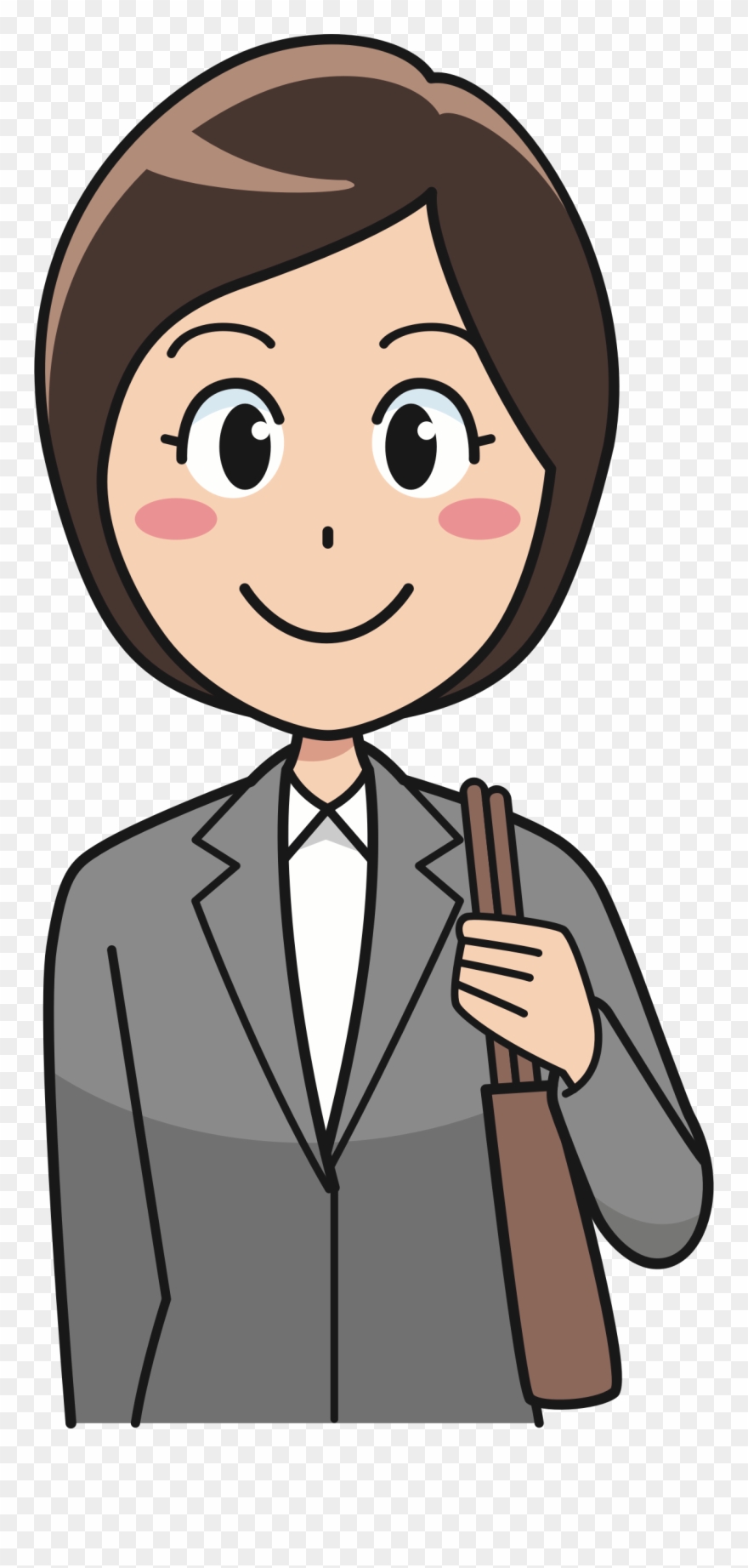 Picture Black And White Download Female Big Image Png - Person Thinking Clipart Png Transparent Png