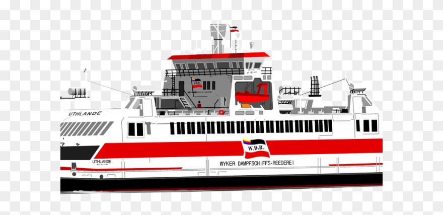 Ferry Clipart Yacht - Ferry - Png Download