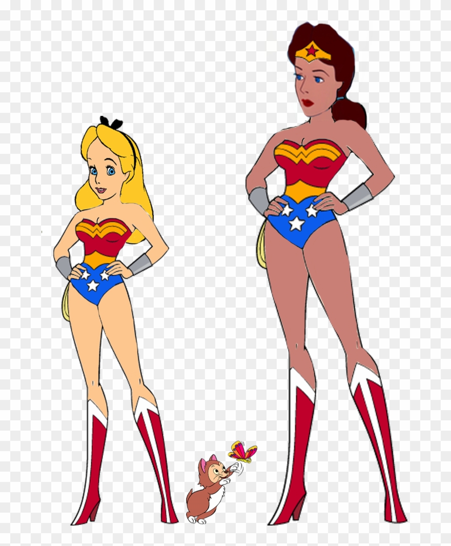 Wonder Woman Clipart Animated Transparent - Jessica Rabbit Wonder Woman - Png Download