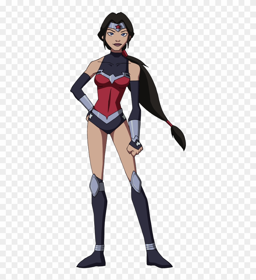 Costume Drawing Superhero - Wonder Woman Jla War Clipart