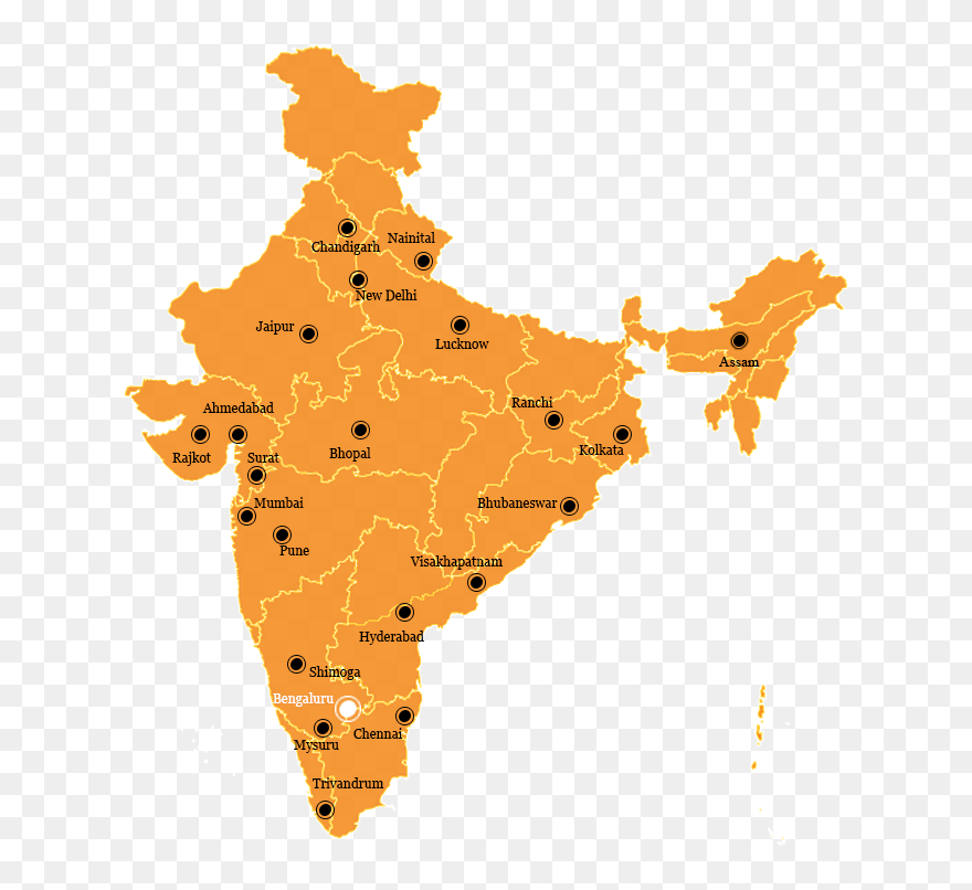 Enquire Us - Kerala Flood 2018 Map Clipart