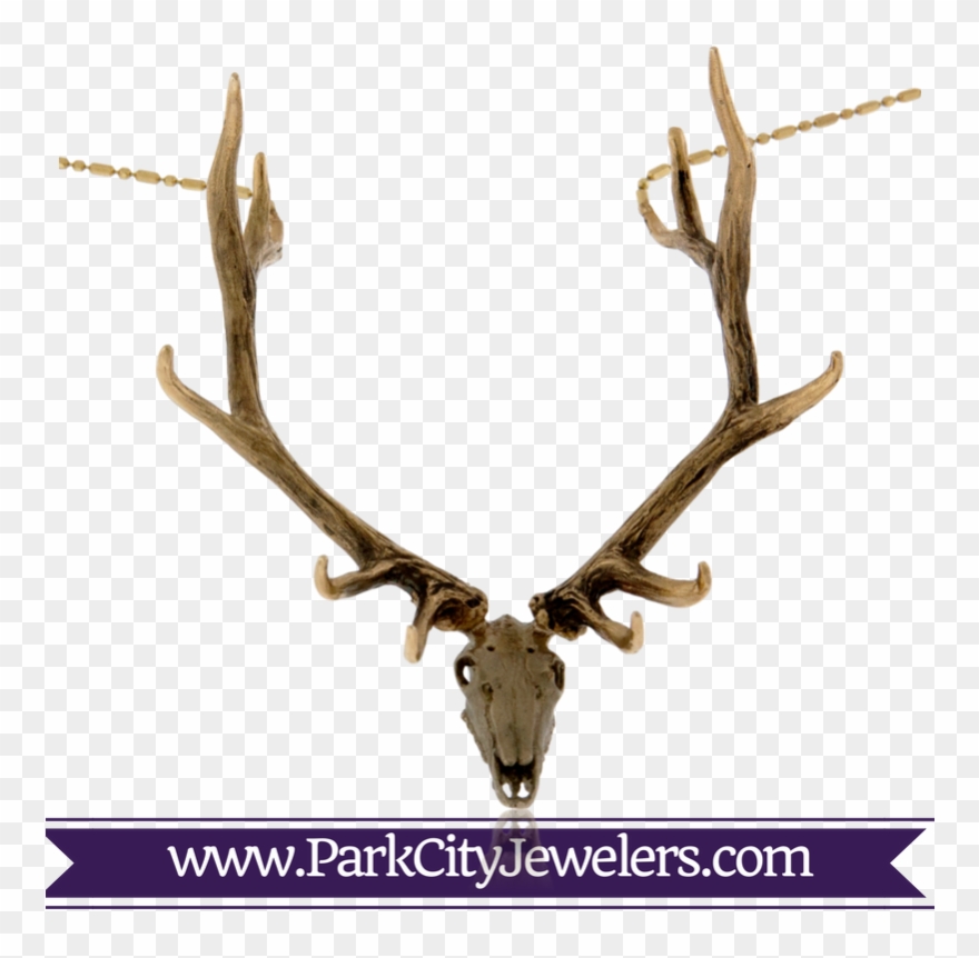 European Mount Elk Necklace - Gold Manta Ray Necklace Clipart