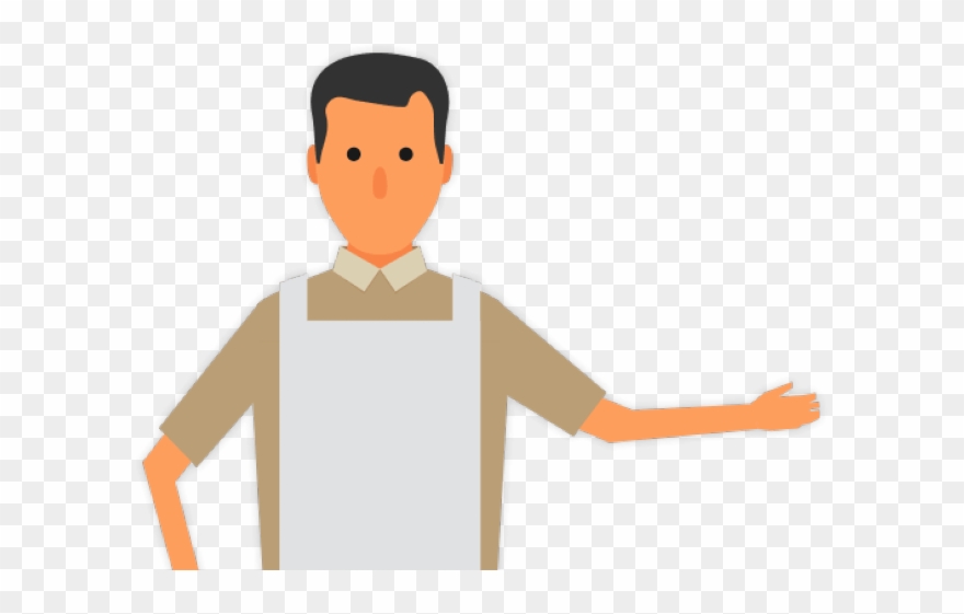 Customer Clipart Store Clerk - Cartoon - Png Download