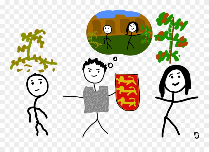 Knights, Tomatoes, And Defining A Final Vocabulary - Cartoon Clipart