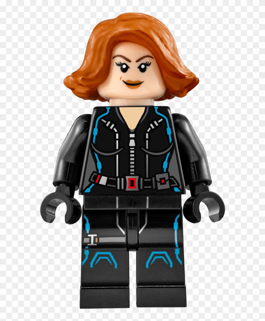 Download - Lego Minifigures Black Widow Clipart