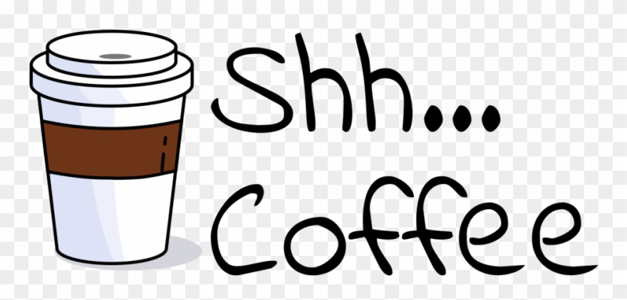 Shh Coffee Logo Black Clipart