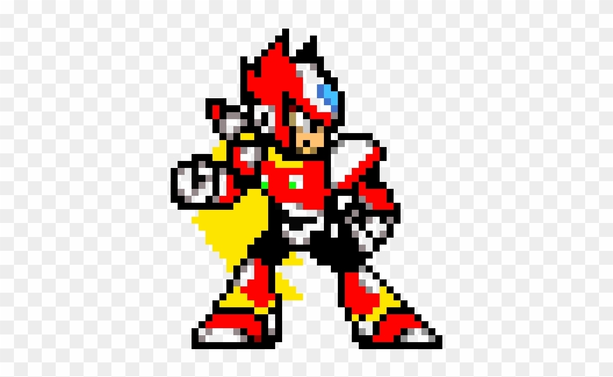 Zero - Zero Megaman X Sprite Clipart