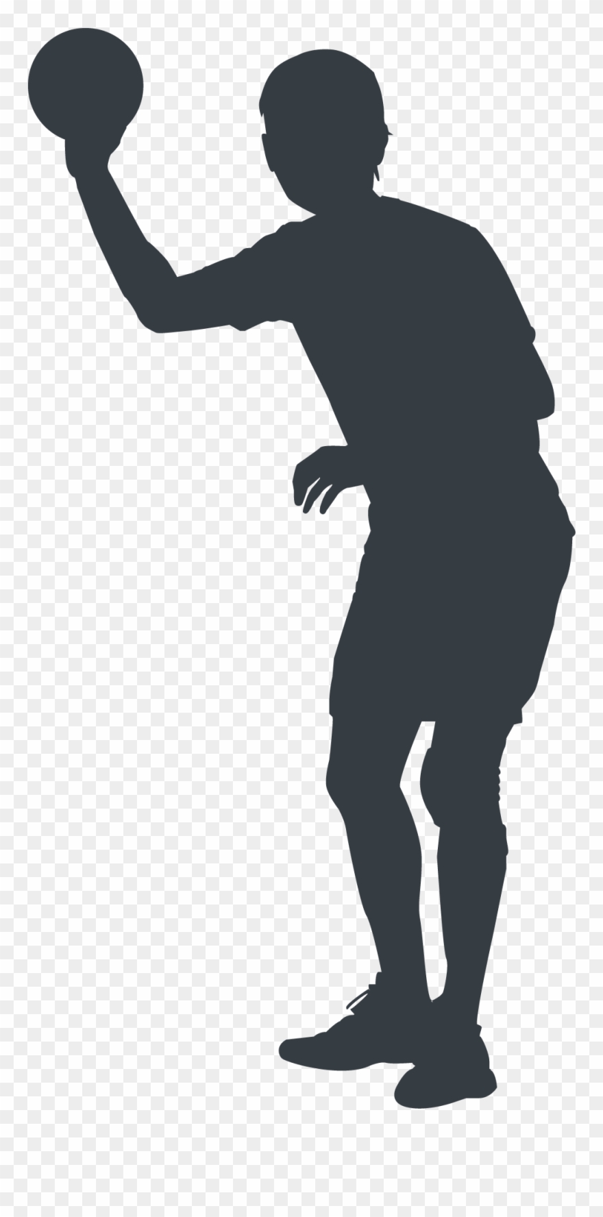 Dodgeball Active Safe - Png Dodgeball Player Silhouette Clipart
