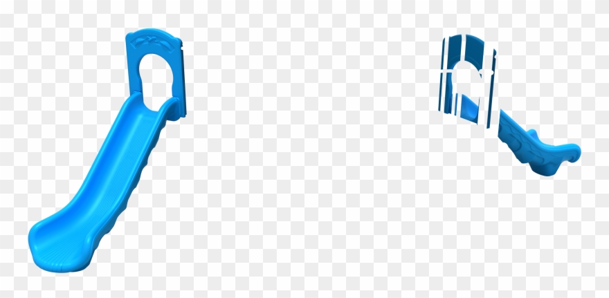 Sky Blue - Playground Slide Clipart