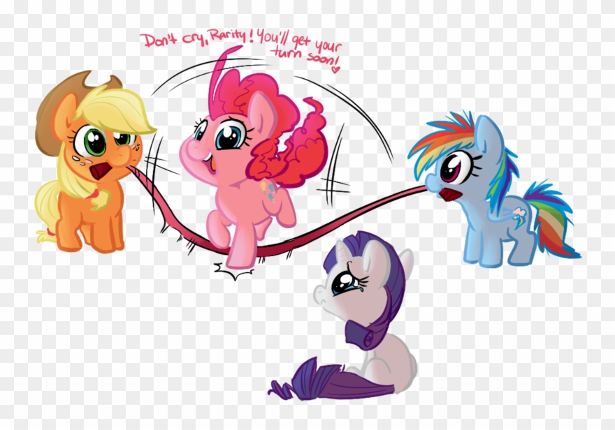 Php27, Filly, Foal, Jump Rope, Pinkie Pie, Rainbow - Mlp Base Unicorn Clipart