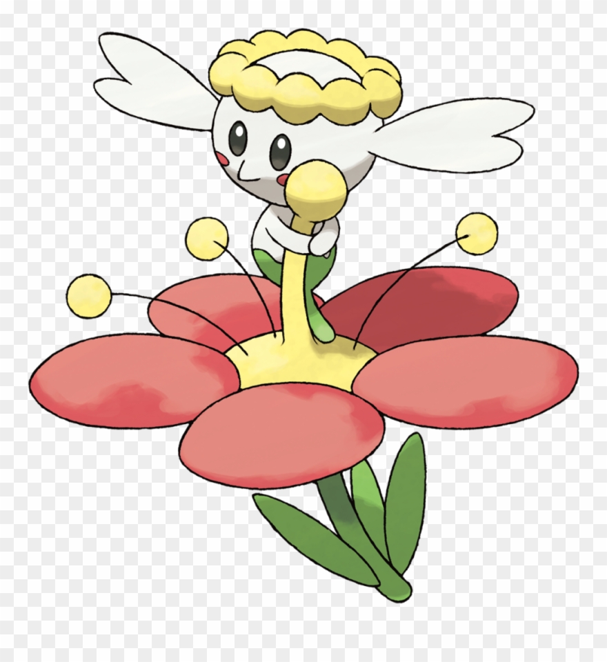 Dragon Quill - Pokemon Flabebe Evolution Clipart