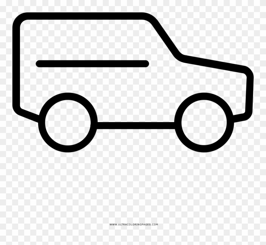 Suv Coloring Page Clipart