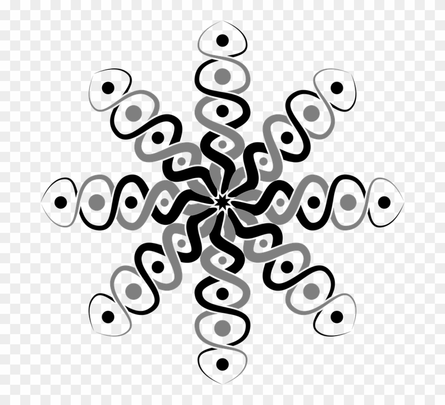 Star, Decoration, Ornament, Stars, Spiral, Imagination - Ornamentos Y Decoracion Png Clipart