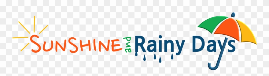Sunshine And Rainy Days - Graphic Design Clipart