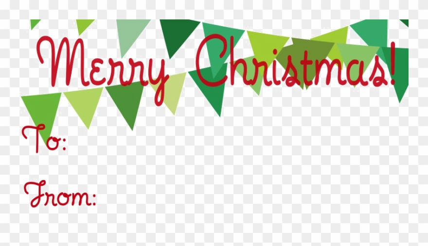 Merry Christmas Png Photo - Merry Christmas Gift Card Template Clipart