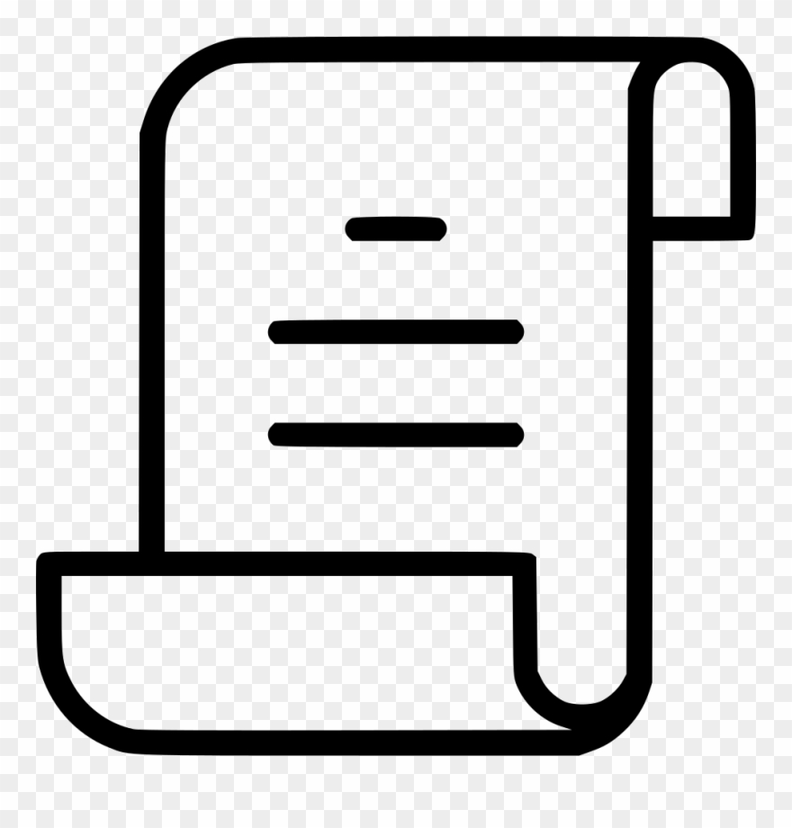 Log Script File Document Sheet Page Text Comments Clipart