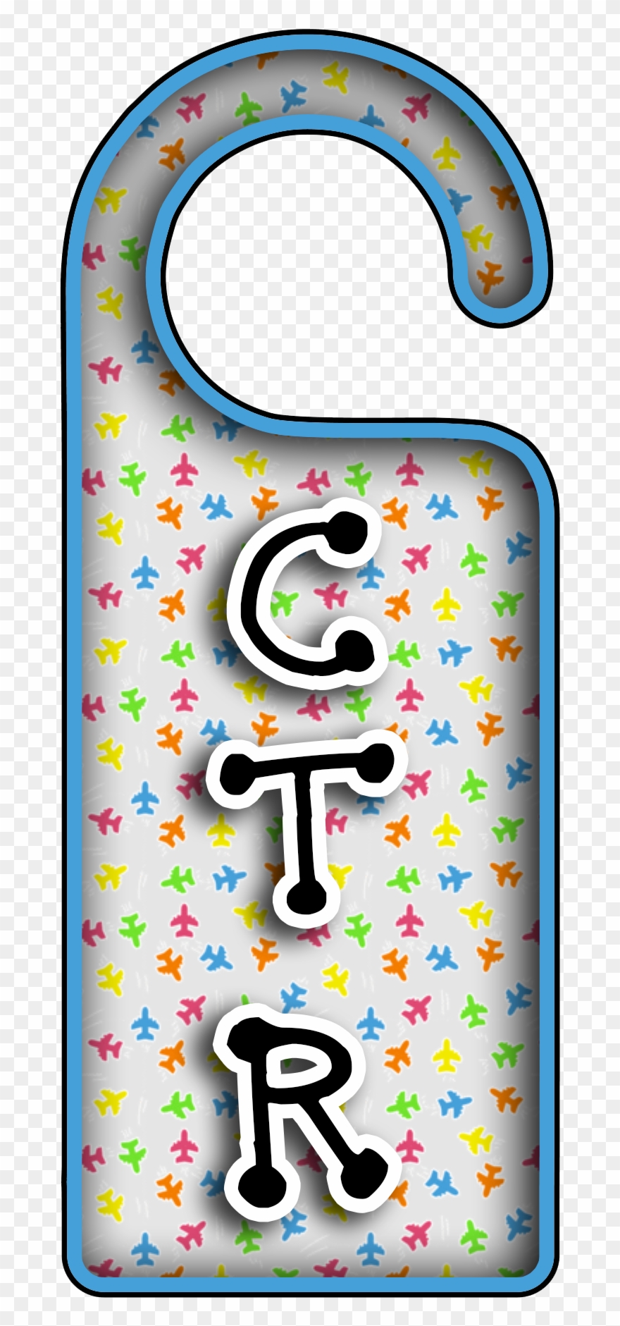 Ctr Door Knobs / Door Hangers Clipart