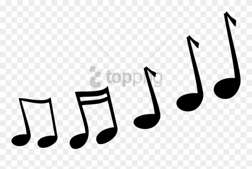Free Png Music Notes Png Clipart Png Image With Transparent - Cartoon Music Notes Png
