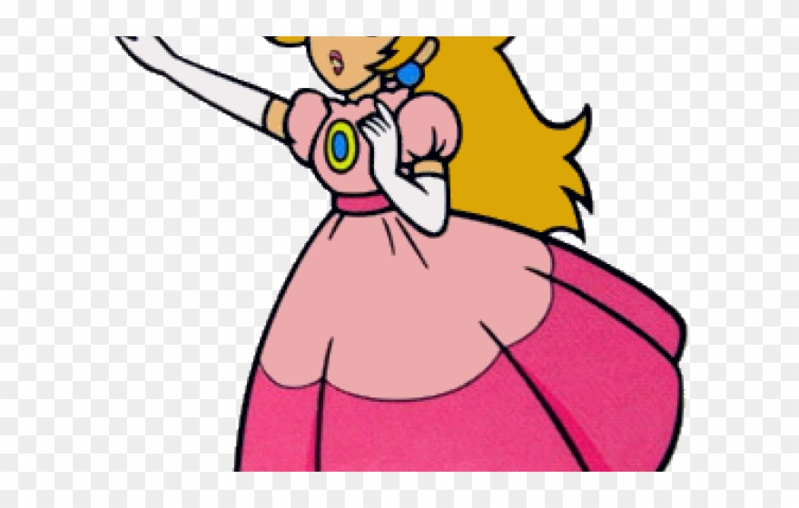 Princess Peach Clipart Snes - Princess Peach Anime 1986 - Png Download