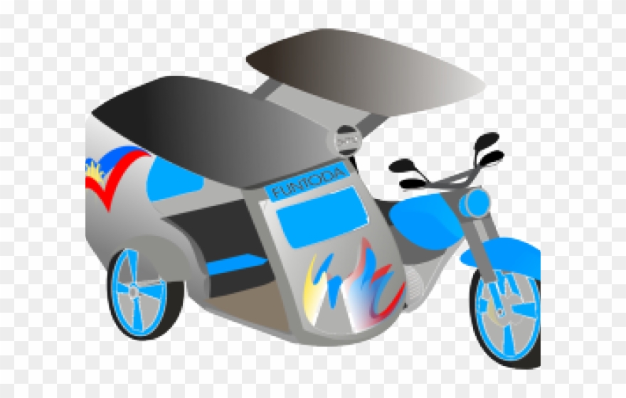 Tricycle Clipart Philippine Tricycle Motorcycle - Png Download