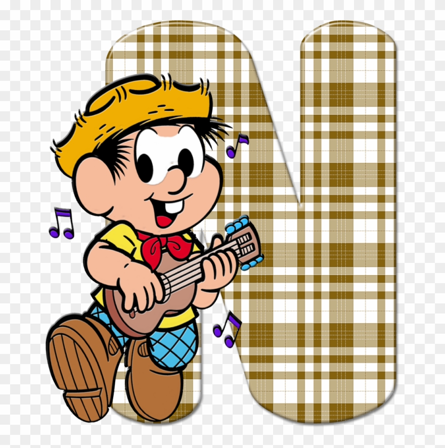Alfabeto Caipira Png - Alfabeto Da Turma Da Mônica Clipart