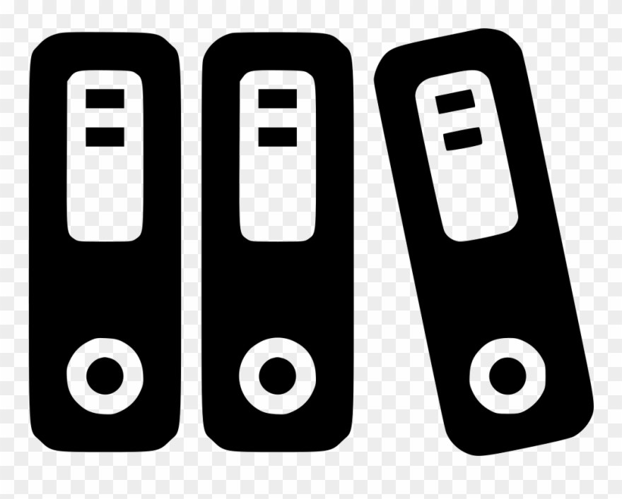 Ring Binders Comments - White Binder Icon Png Clipart