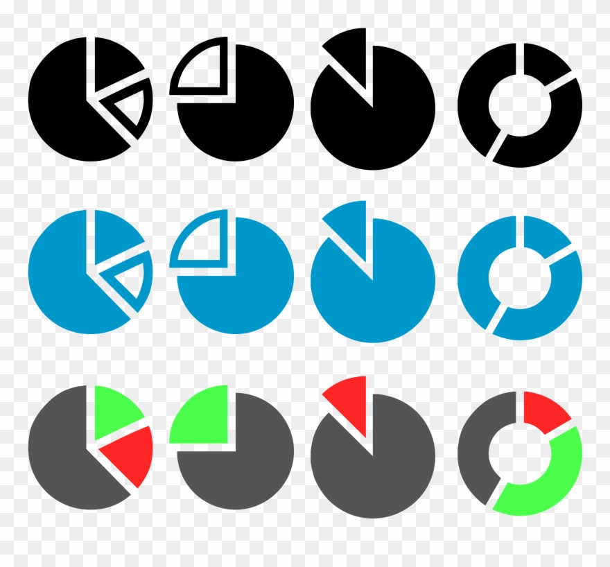 Clipart Black And White Download Free Pie Graphic Pack - Free Pie Chart Vector - Png Download