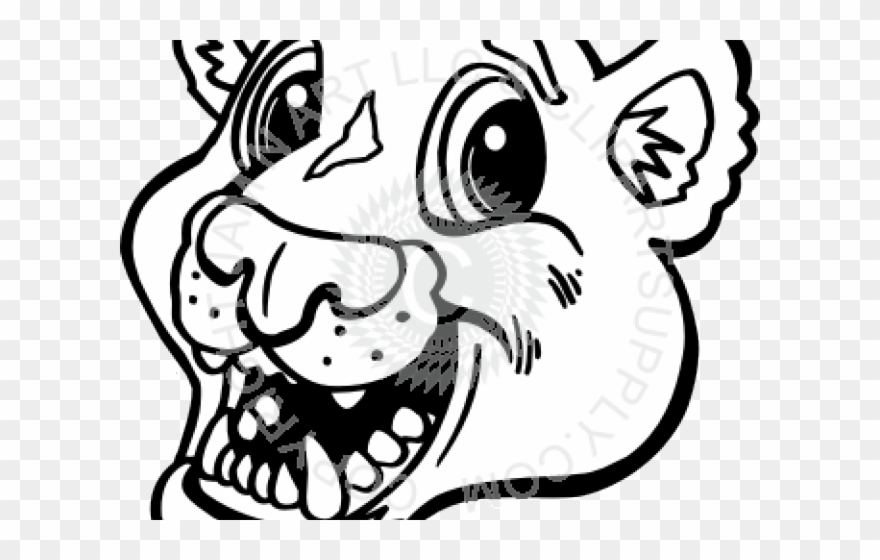 Black Panther Clipart Happy - Clip Art - Png Download