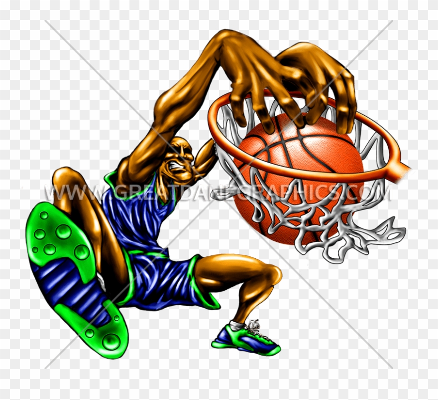 Slam Dunk - Slam Dunk Basketball Logo Clipart