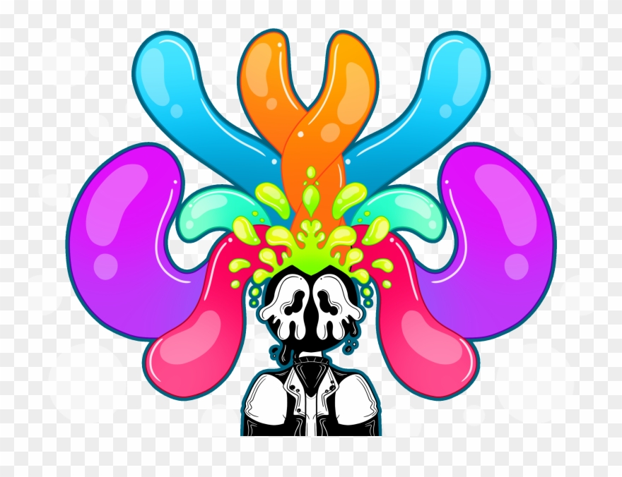 Brain Melt - Illustration Clipart