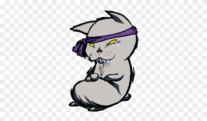 The Unhealthy Cat Lady - Cartoon Clipart