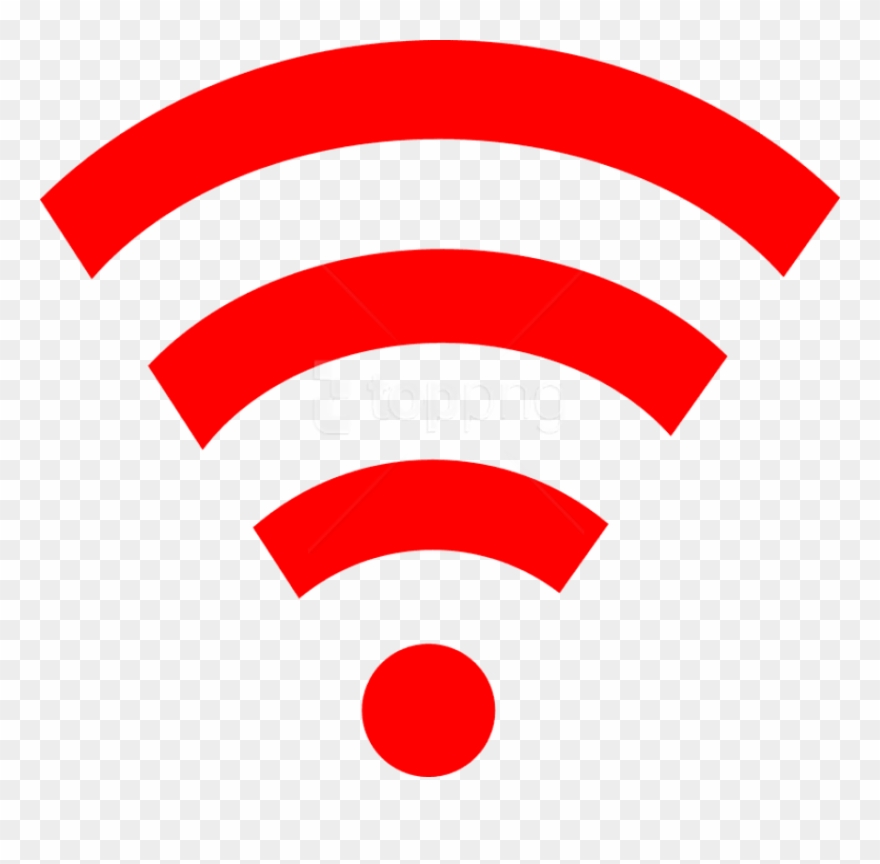Free Png Download Wifi Icon Red Clipart Png Photo Png - Red Wifi Logo Png Transparent Png