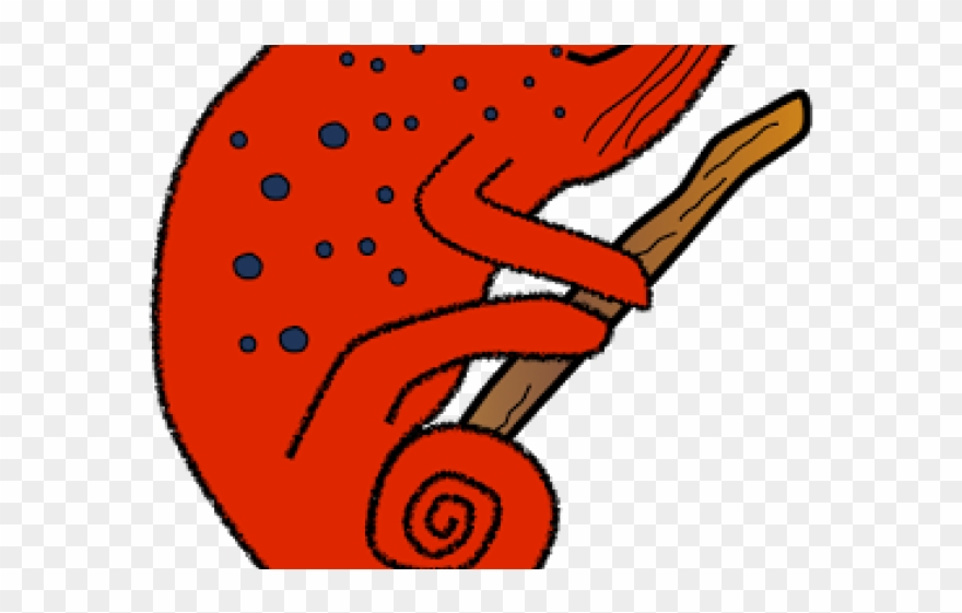 Chameleon Clipart Cartoon - Png Download