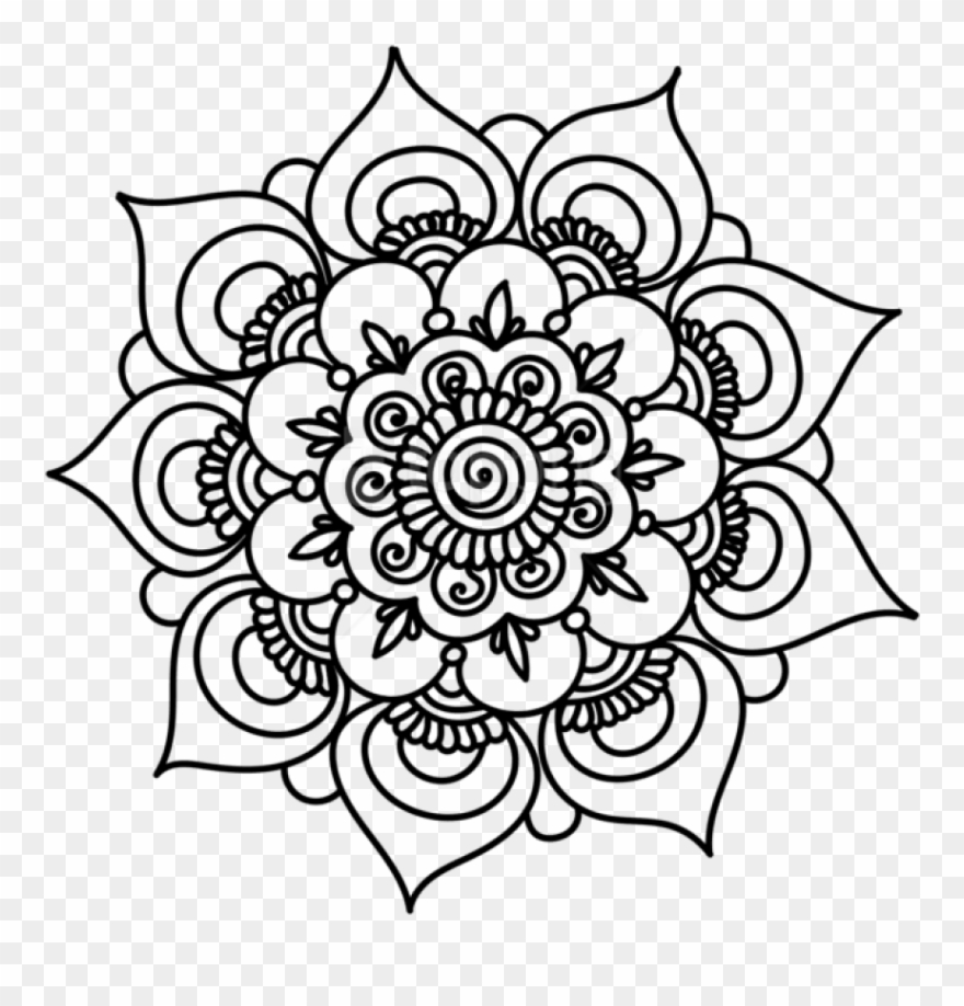 Free Png Download Mandala Decor Clipart Png Photo Png - Clip Art Transparent Png