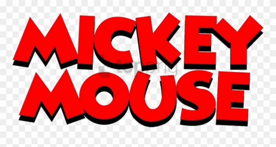 Free Png Mickey Mouse Name Png Image With Transparent - Mickey Mouse Text Png Clipart