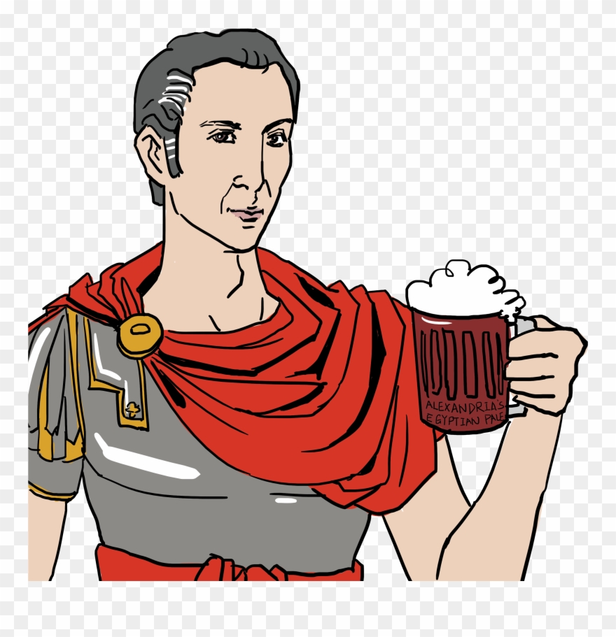 Julius Caesar Clipart Fire - Julius Caesar Beer - Png Download