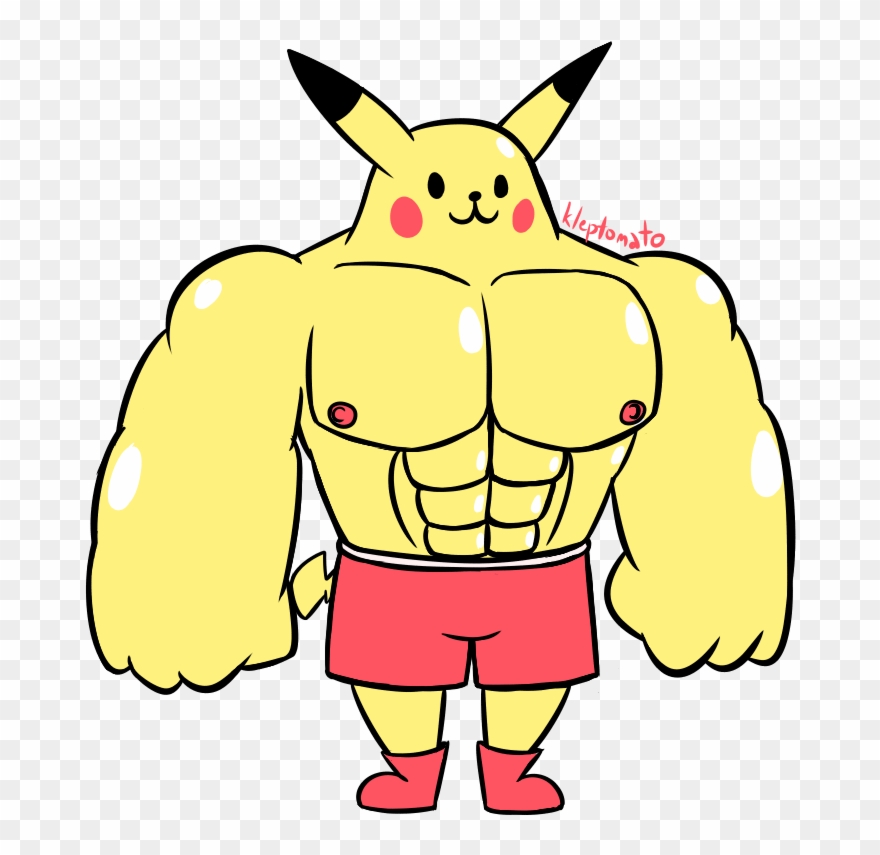 Just A Quick Ripped Pikachu Drawing To Prove That Im - Cartoon Clipart
